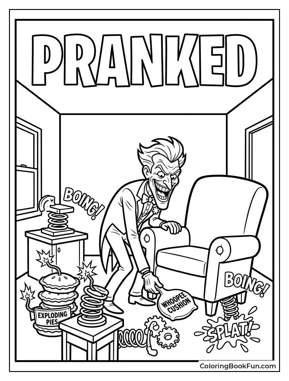 Joker Sets Up Silly Pranks