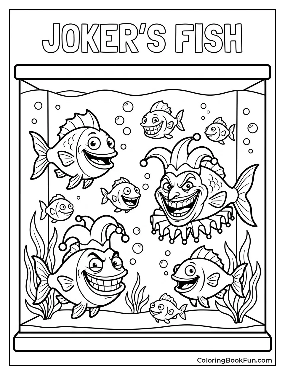 Fish Smile Like Joker Face