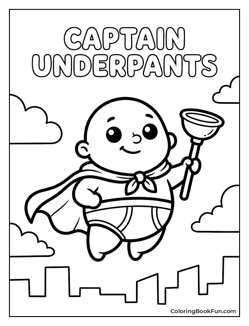 Cute Chibi Captain Underpants