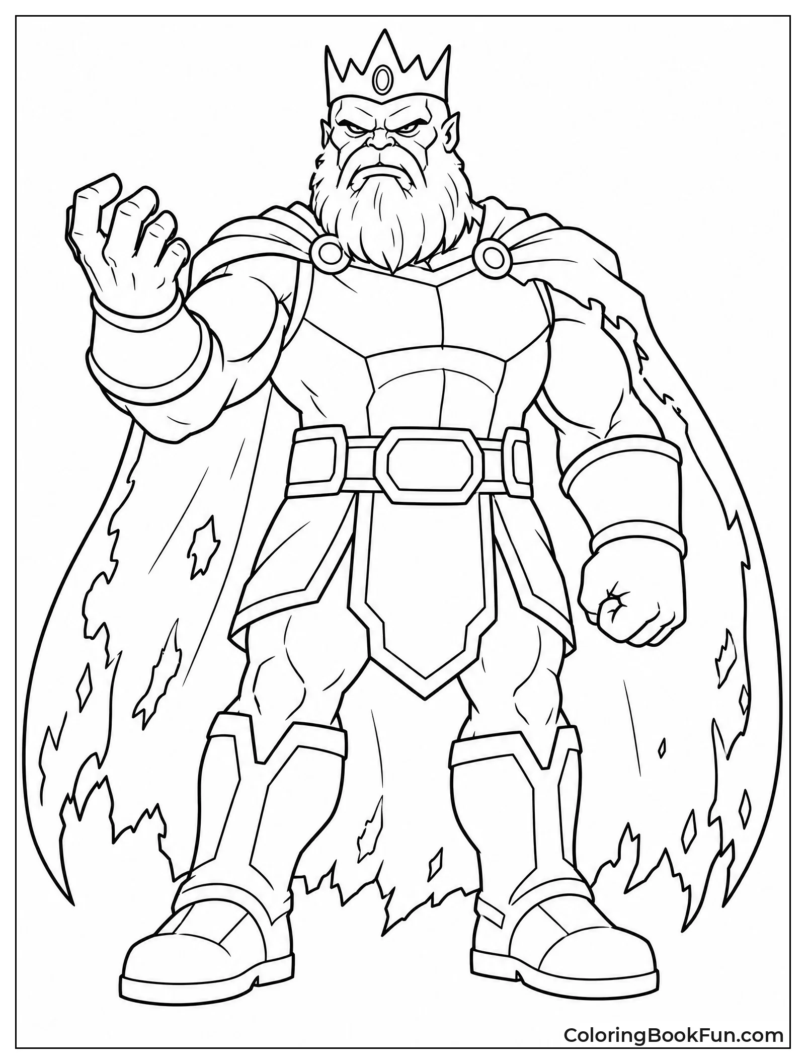 King Thanos with Royal Crown
