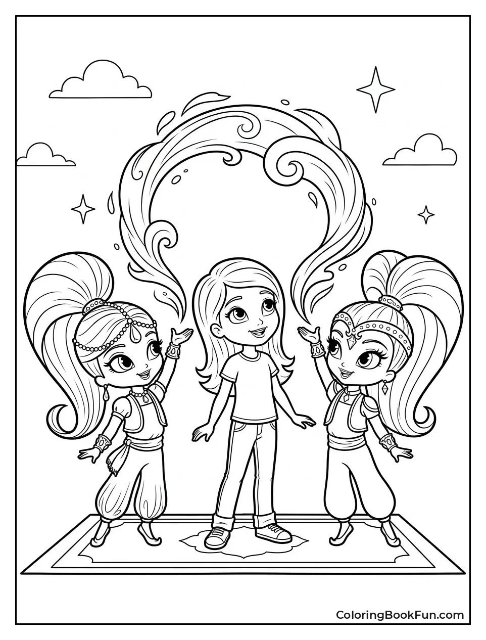 Granting Wish As Team Together