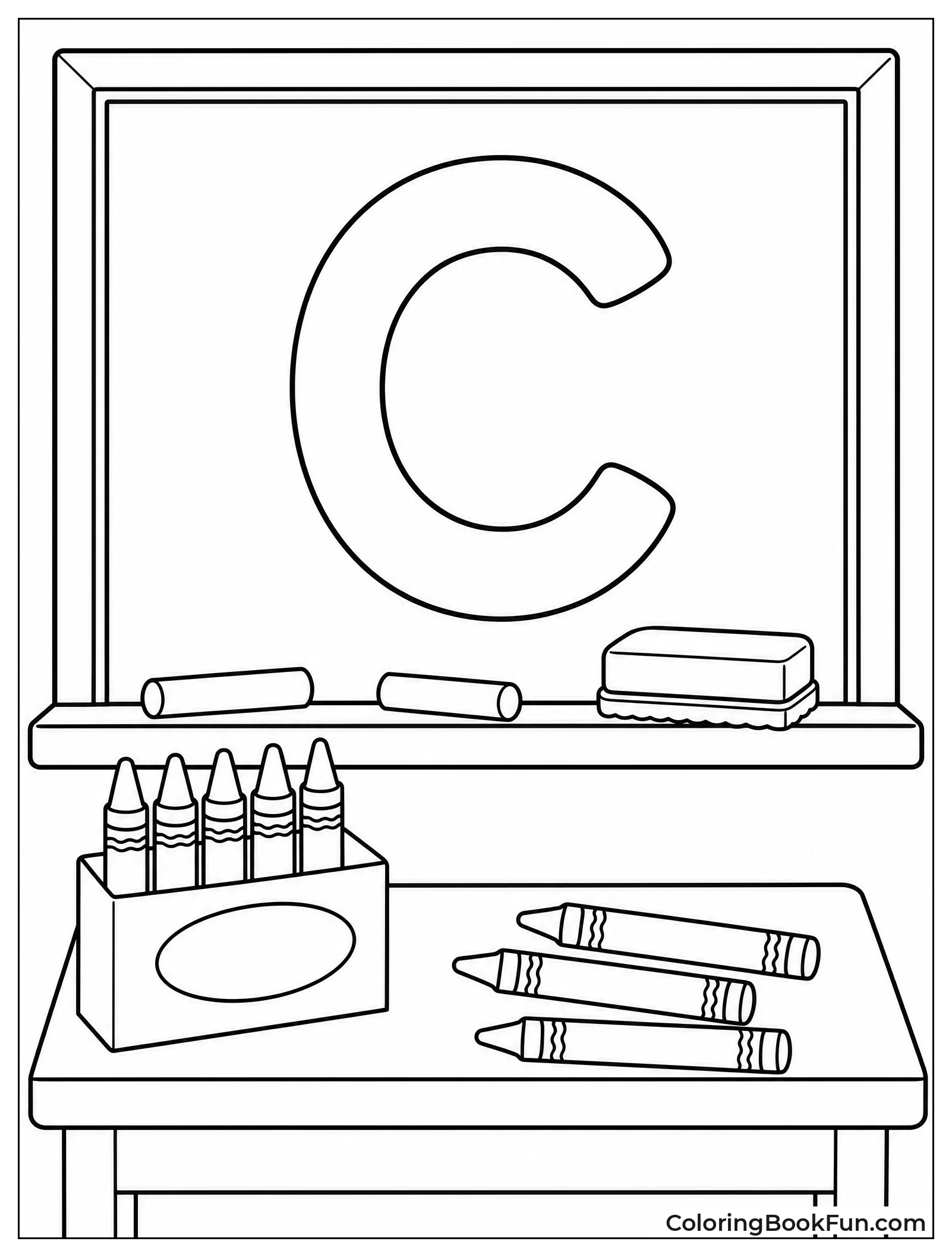 Chalkboard Displays Large Classroom C