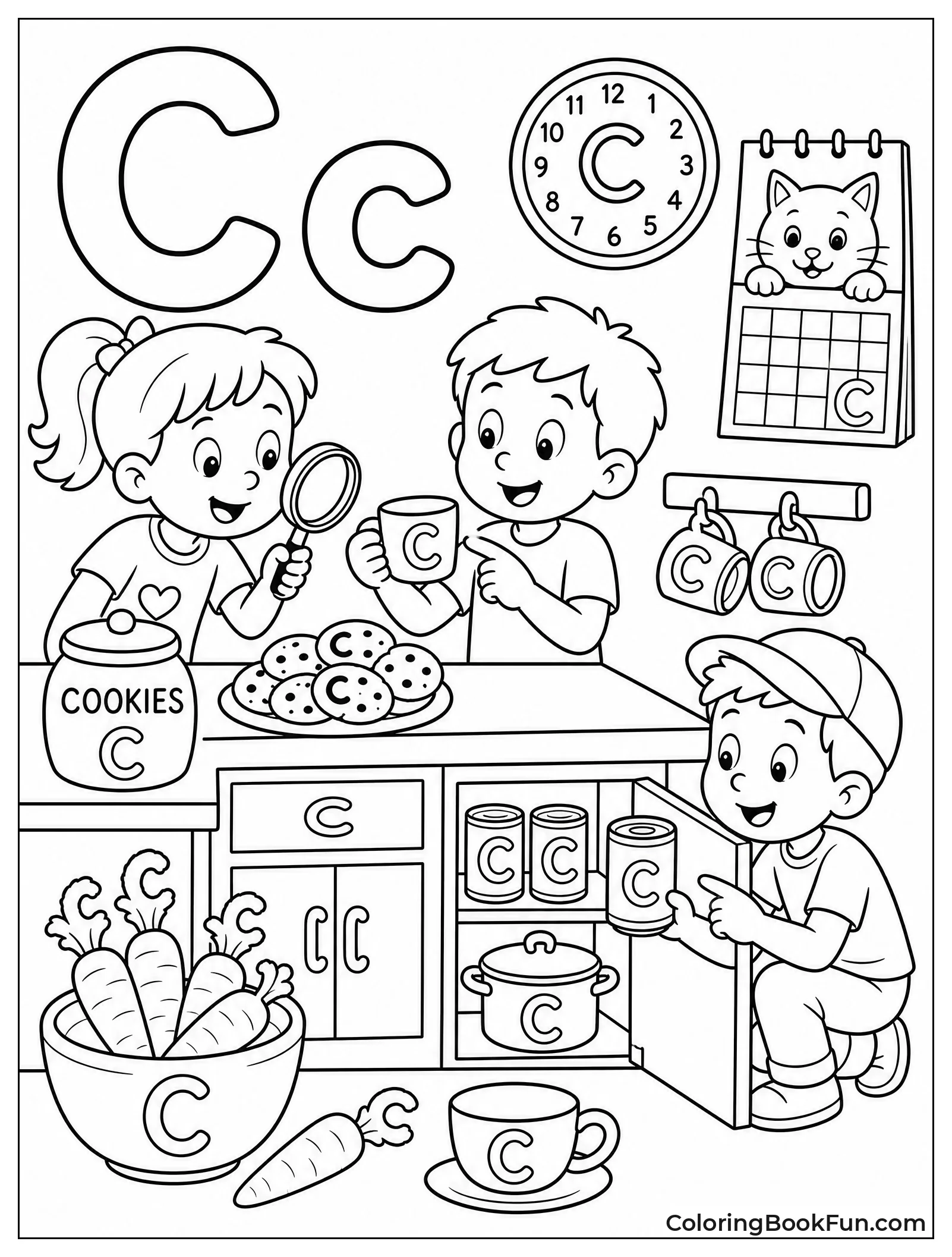 Finding Hidden Cs in Busy Kitchen
