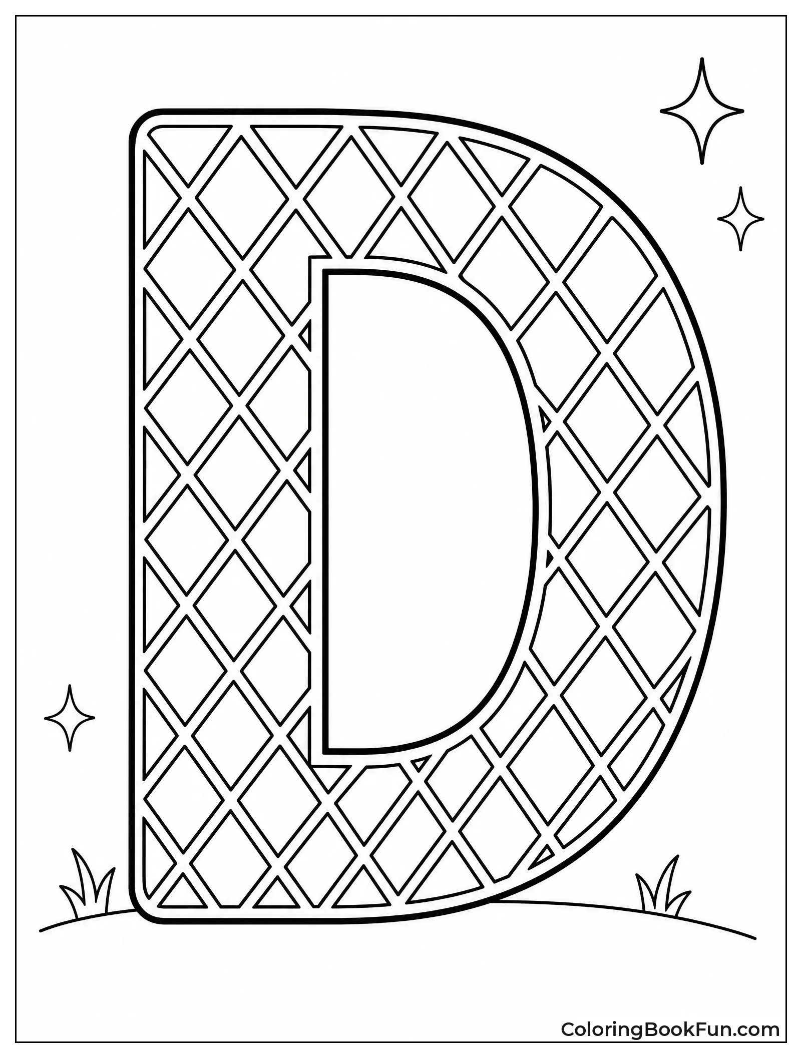 Diamonds Fill a Pattern D
