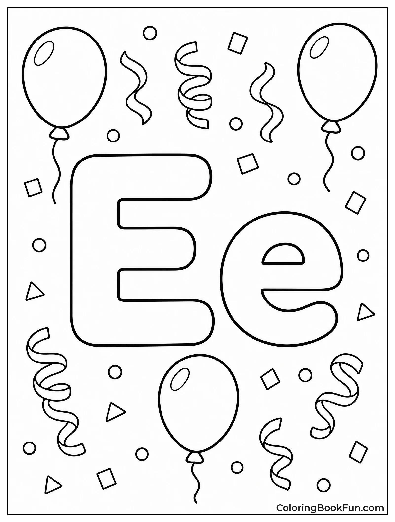 Bubble Letters at a Party
