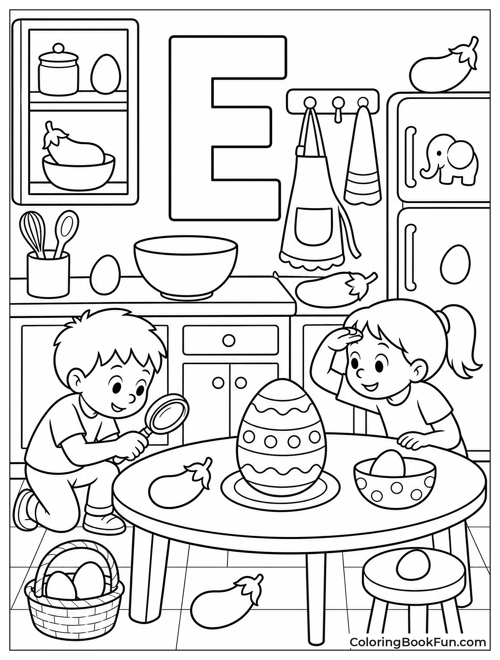Spotting Kitchen Items Starting with E