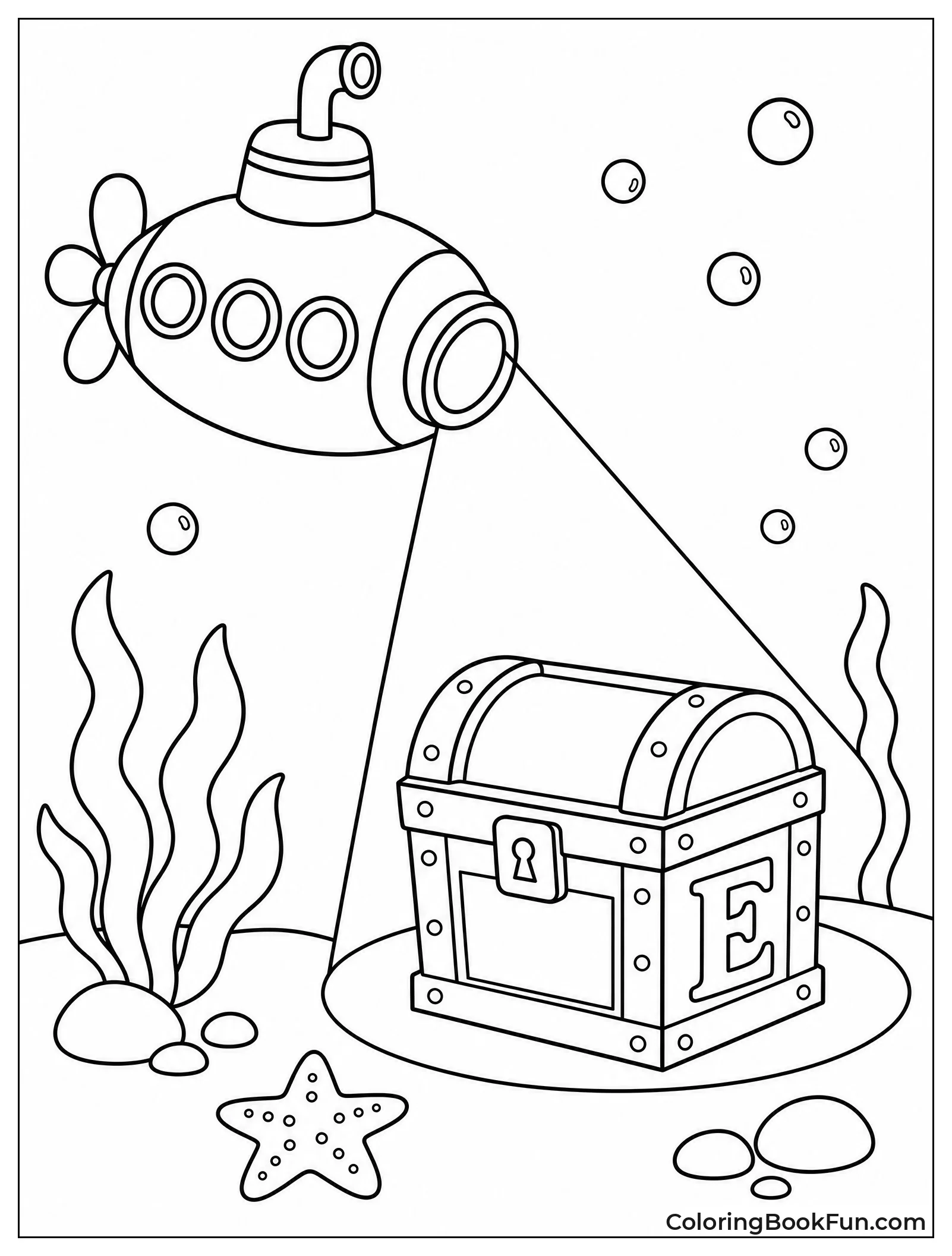 Spotlight on a Treasure Chest E