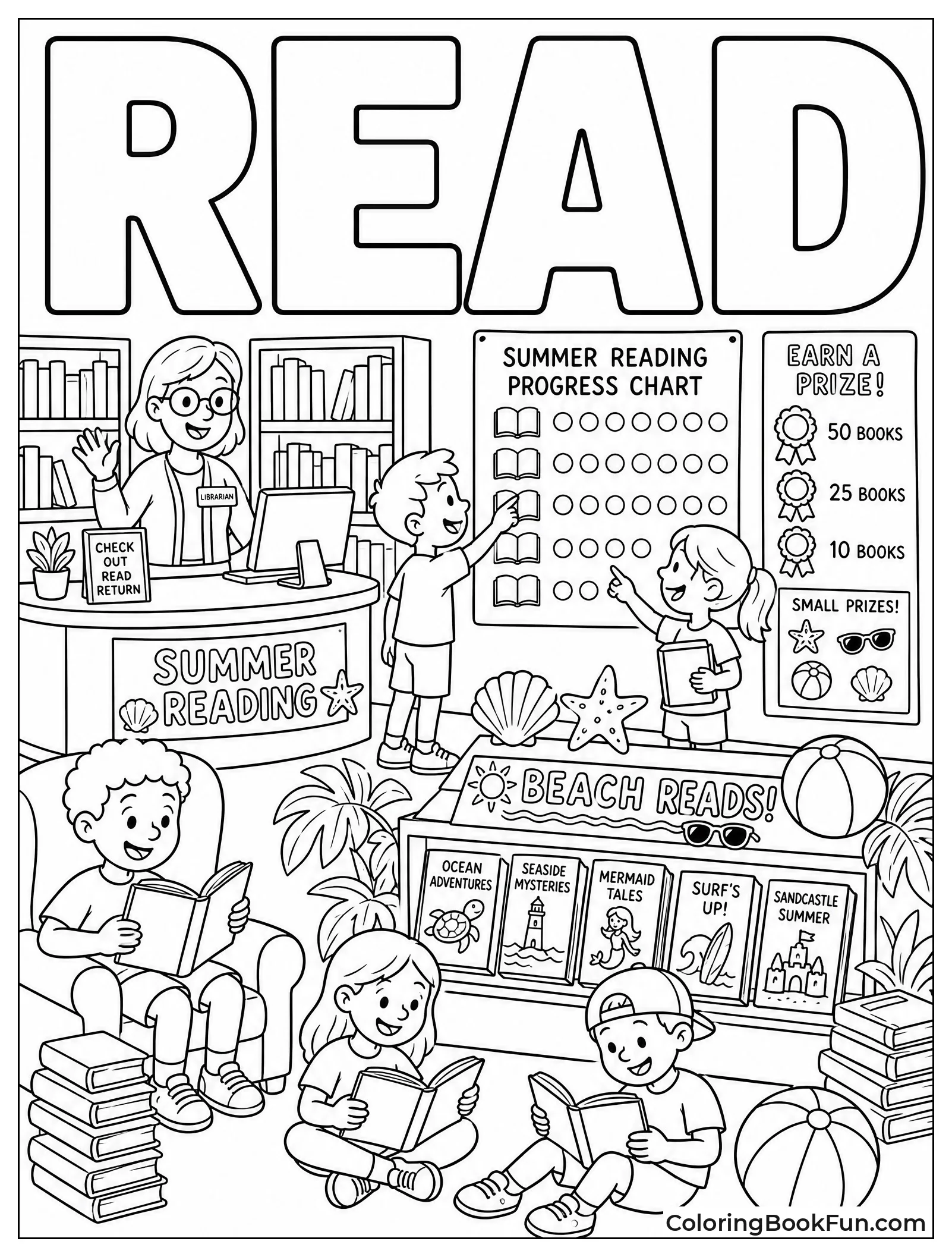 Kids in Summer Reading Program