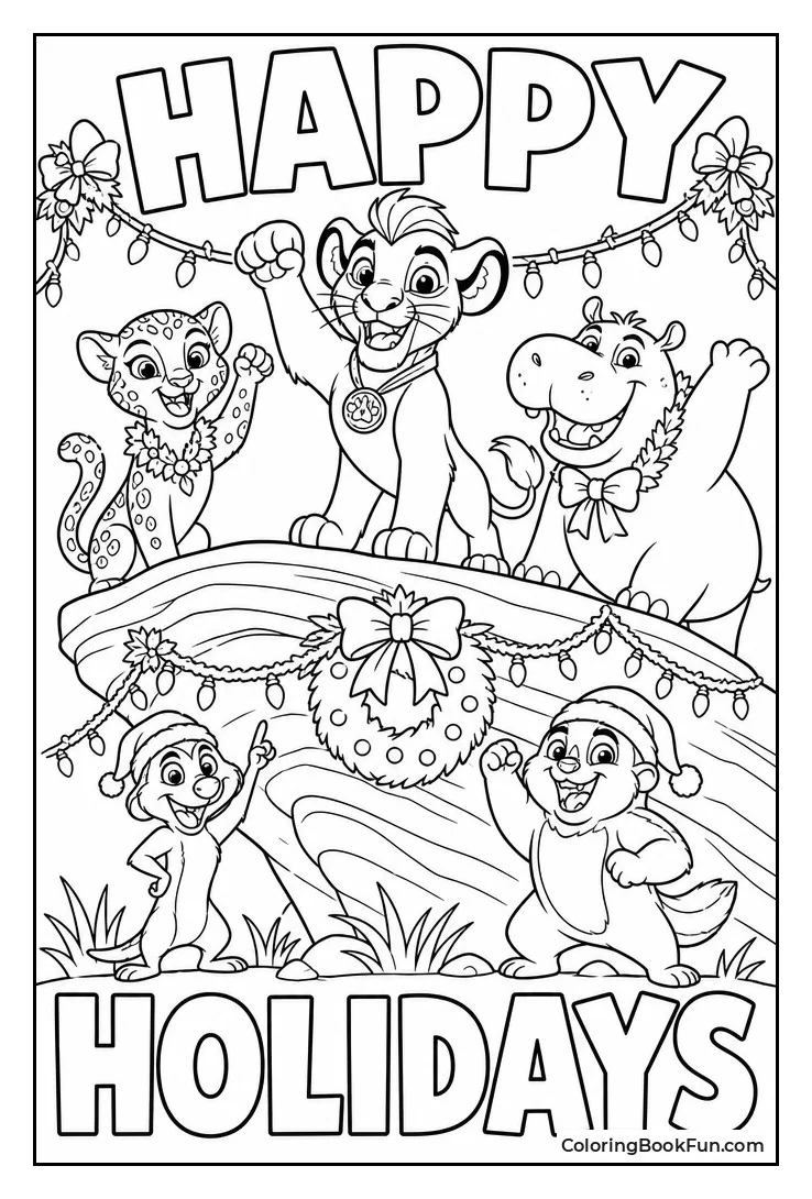 Lion Guard Celebrating Holidays