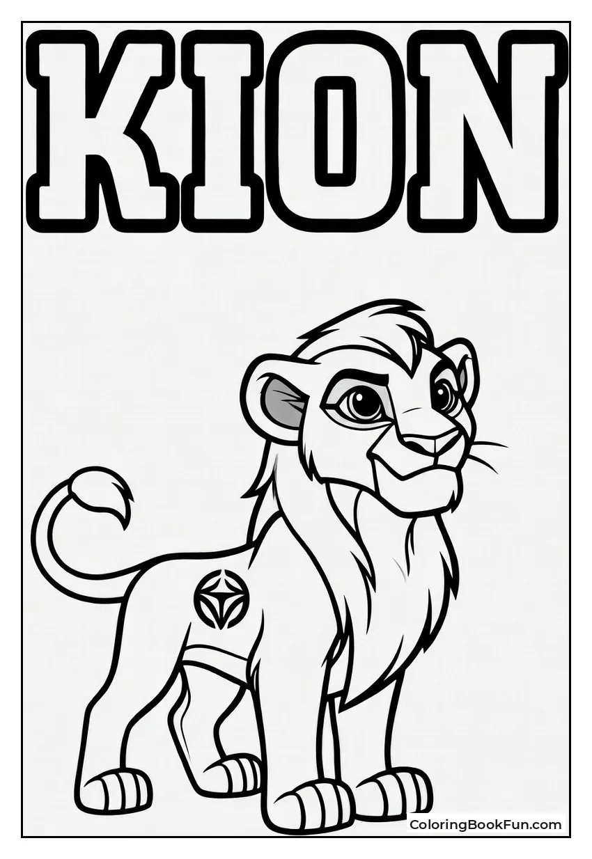 Young Kion Standing Proudly