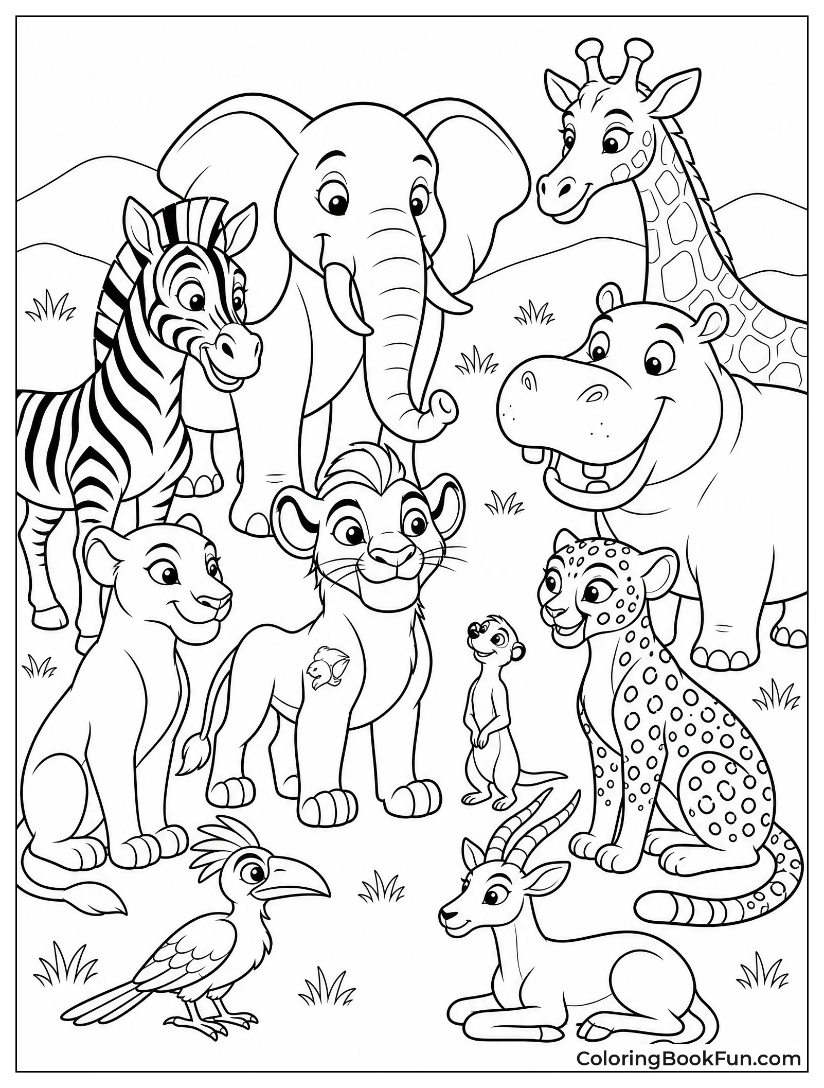 Animals Celebrating Kupatana Together