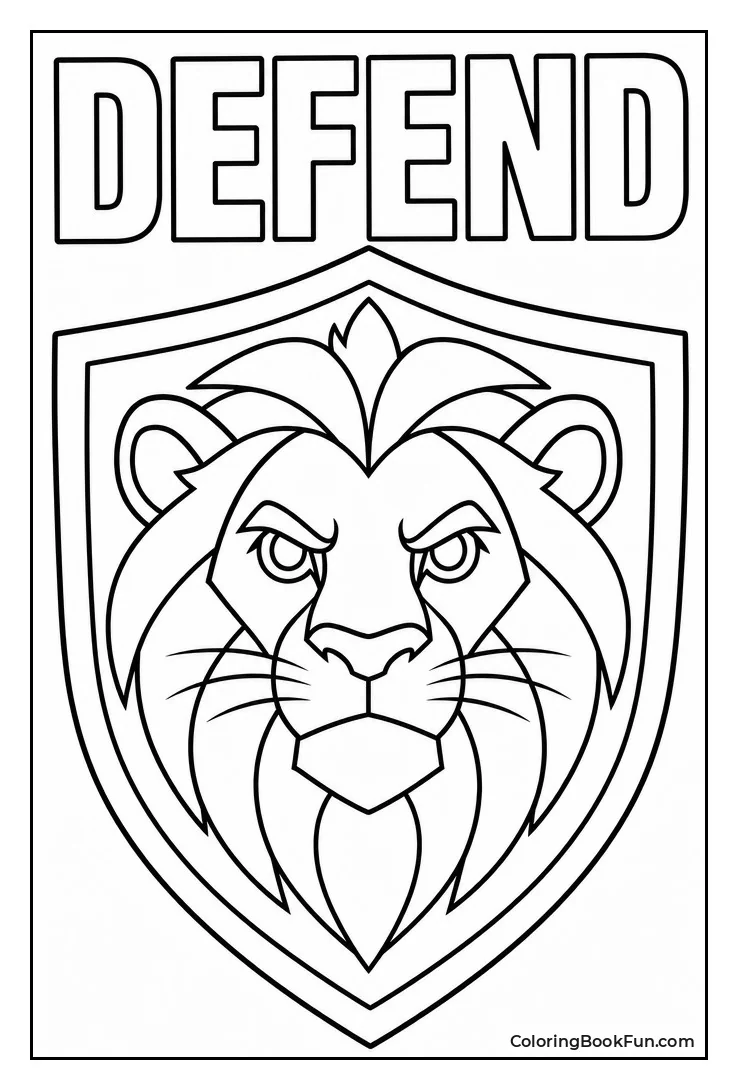 Lion Guard Emblem on Shoulder