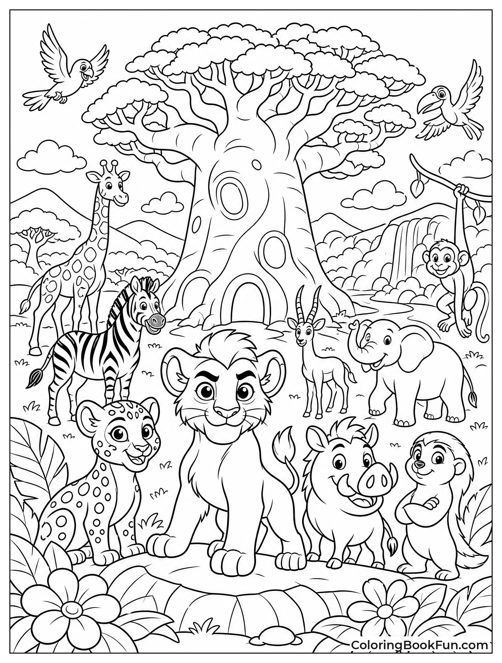 Tree of Life with Animals