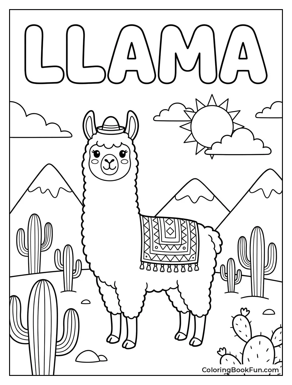Close Up of Llama Face