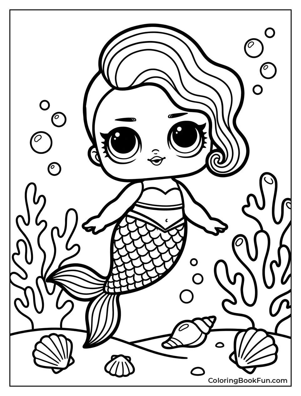 Mermaid Doll Swimming