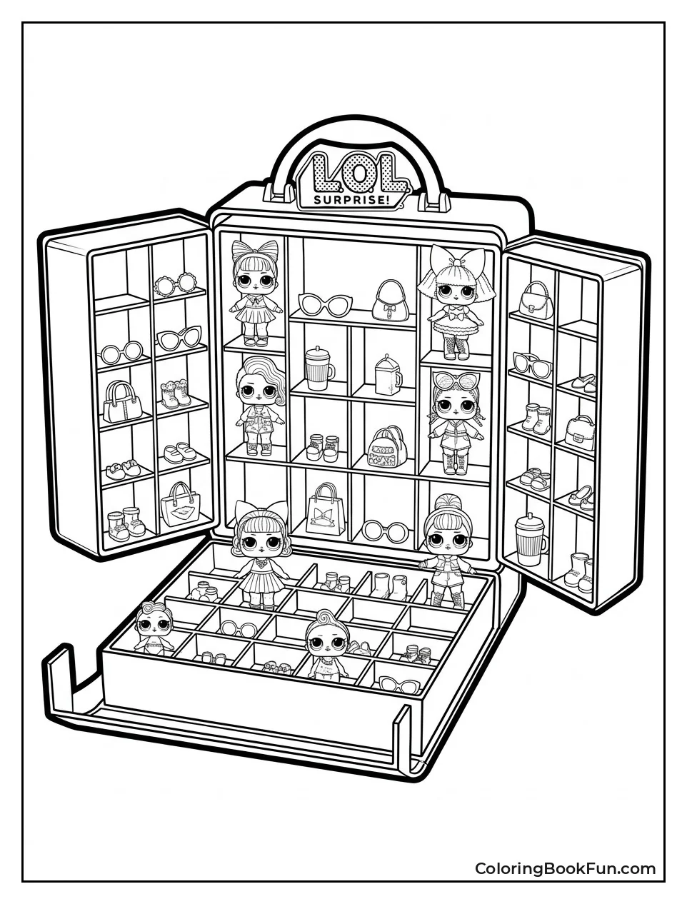Carry Case Unfolding to Store