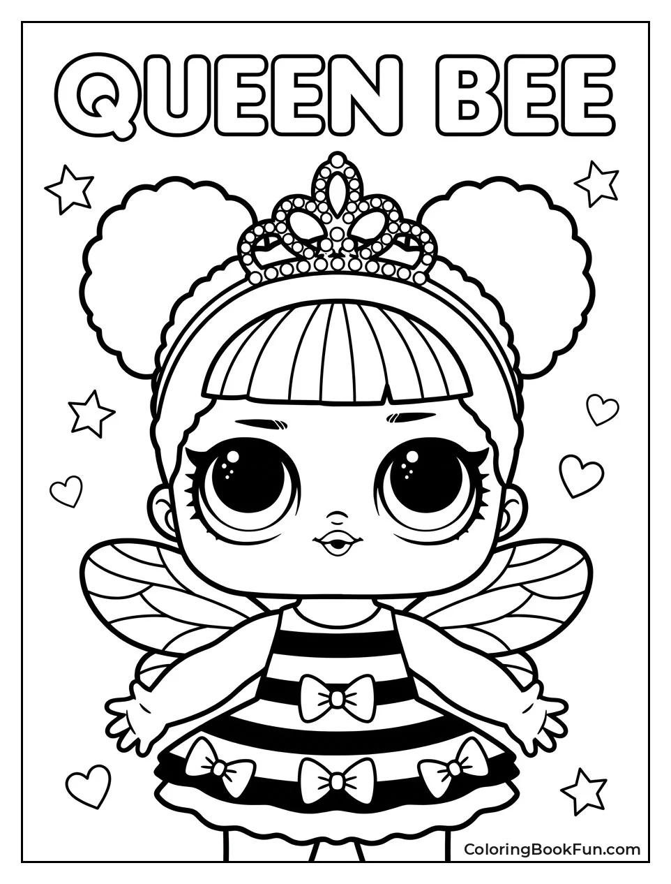Queen Bee with Crown