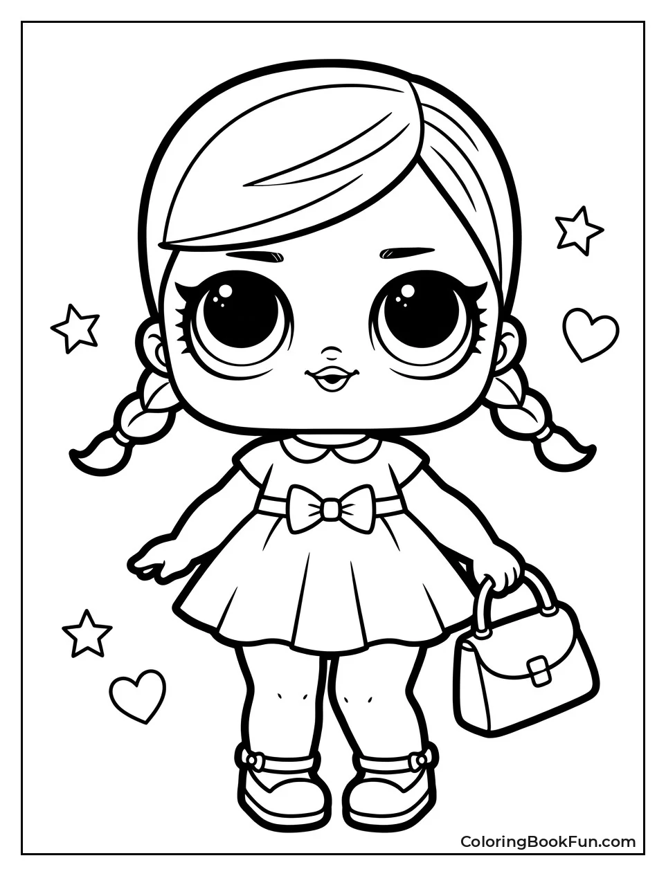 Simple Doll to Color