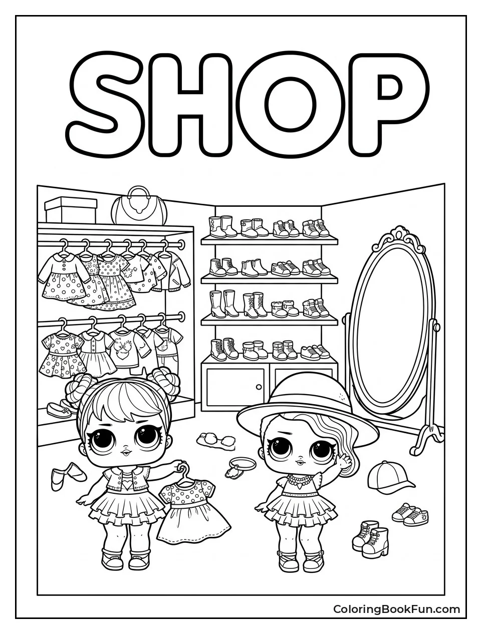 Inside Fashion Boutique Shop
