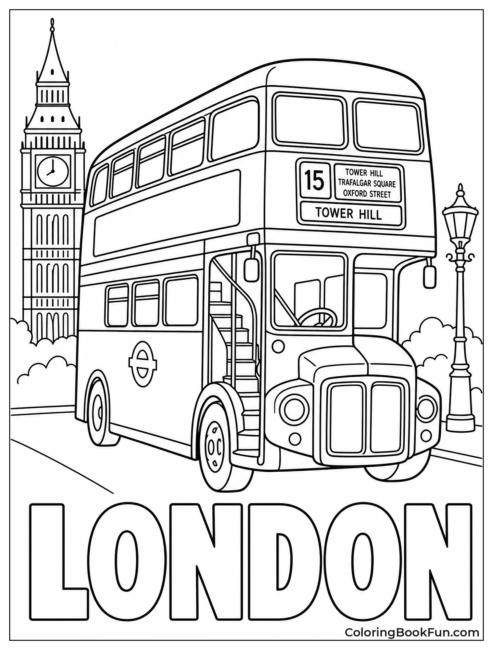 Red Double Decker Bus In London