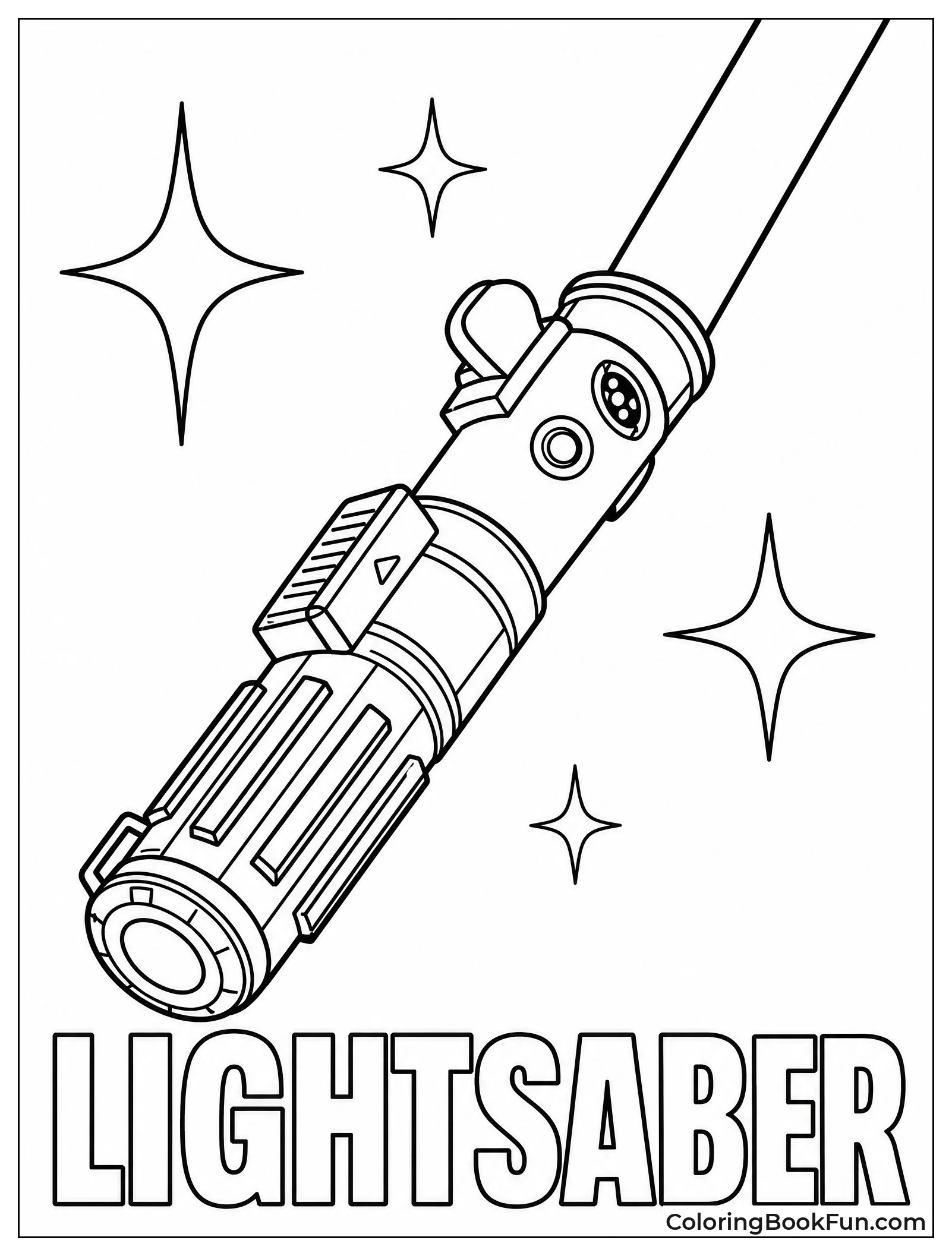 Luke Green Lightsaber Close Up