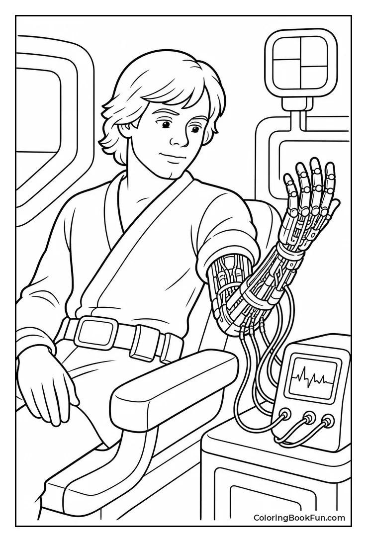 Luke Tests New Mechanical Hand