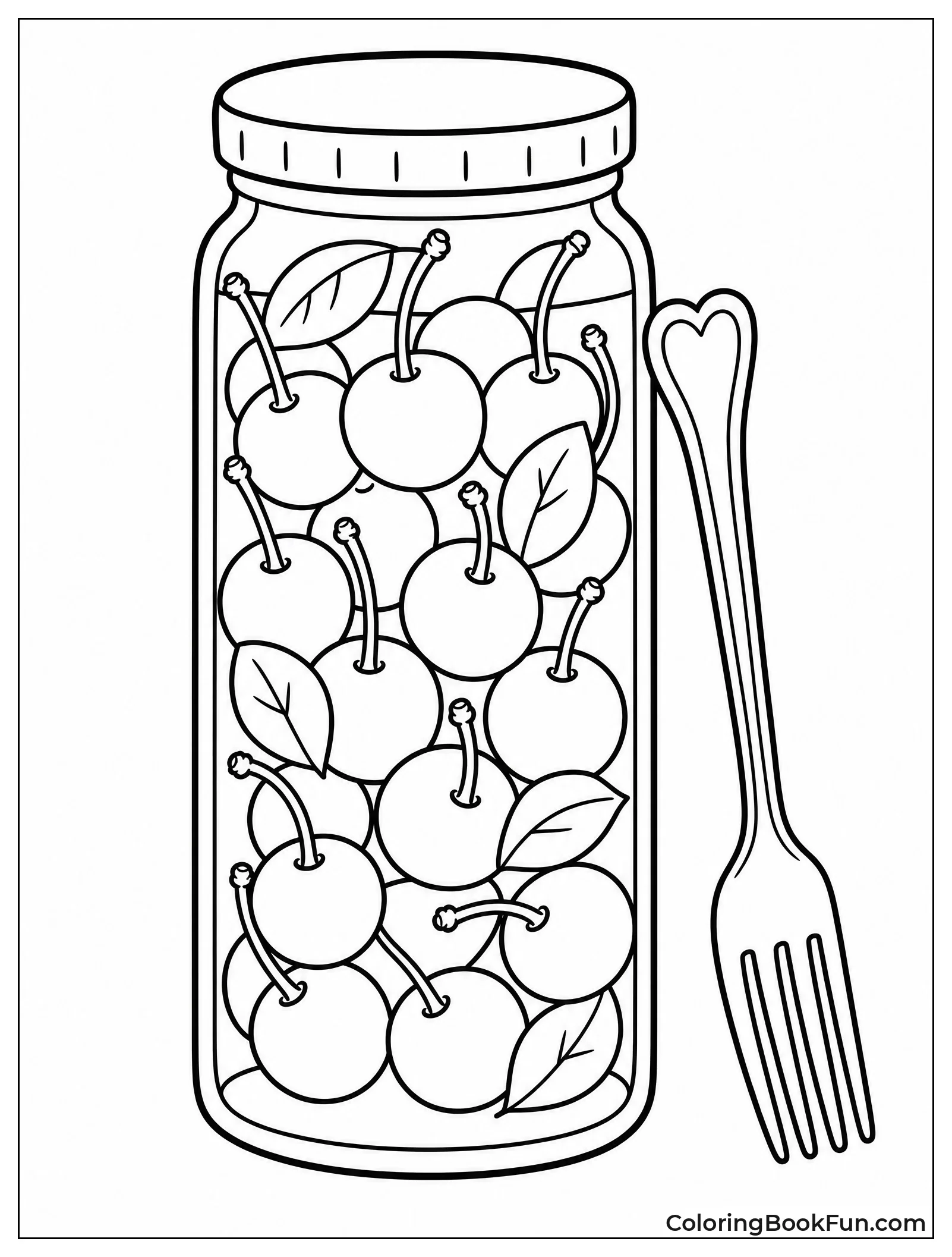 Maraschino Cherries in Tall Jar