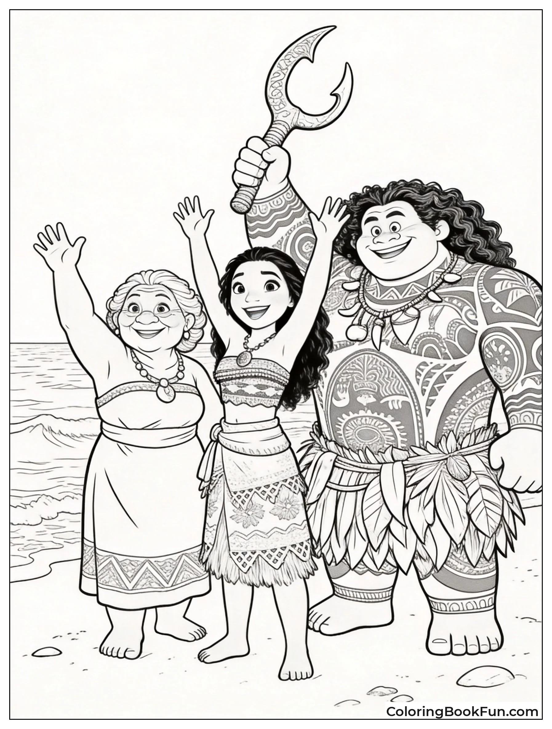 Maui Celebrates with Moana Family