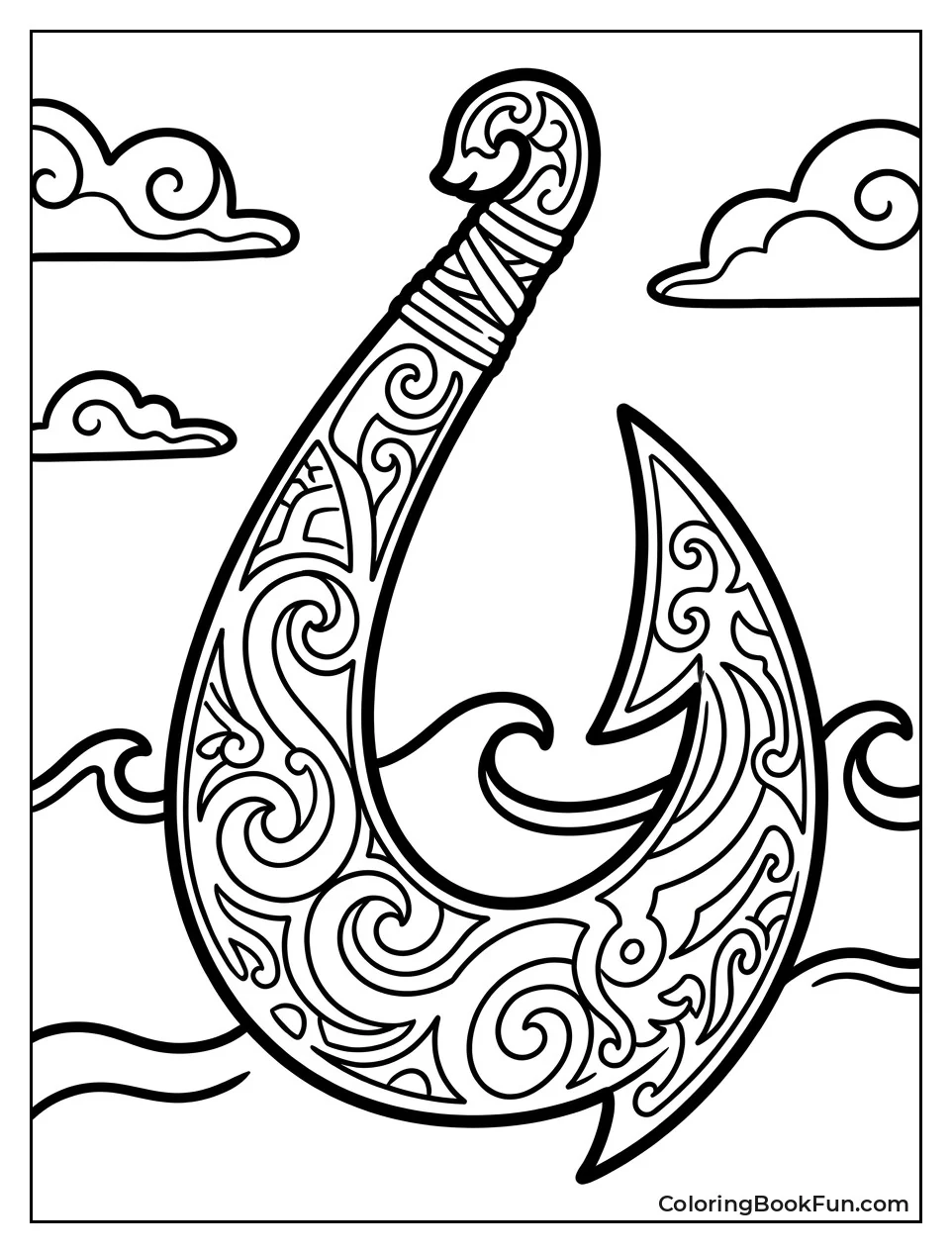 Close View of Maui Hook