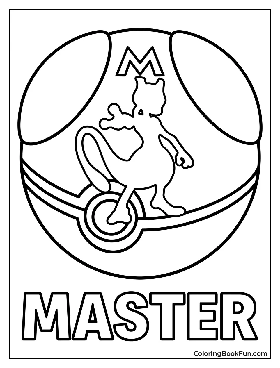 Master Ball Shows Mewtwo Silhouette Reflection
