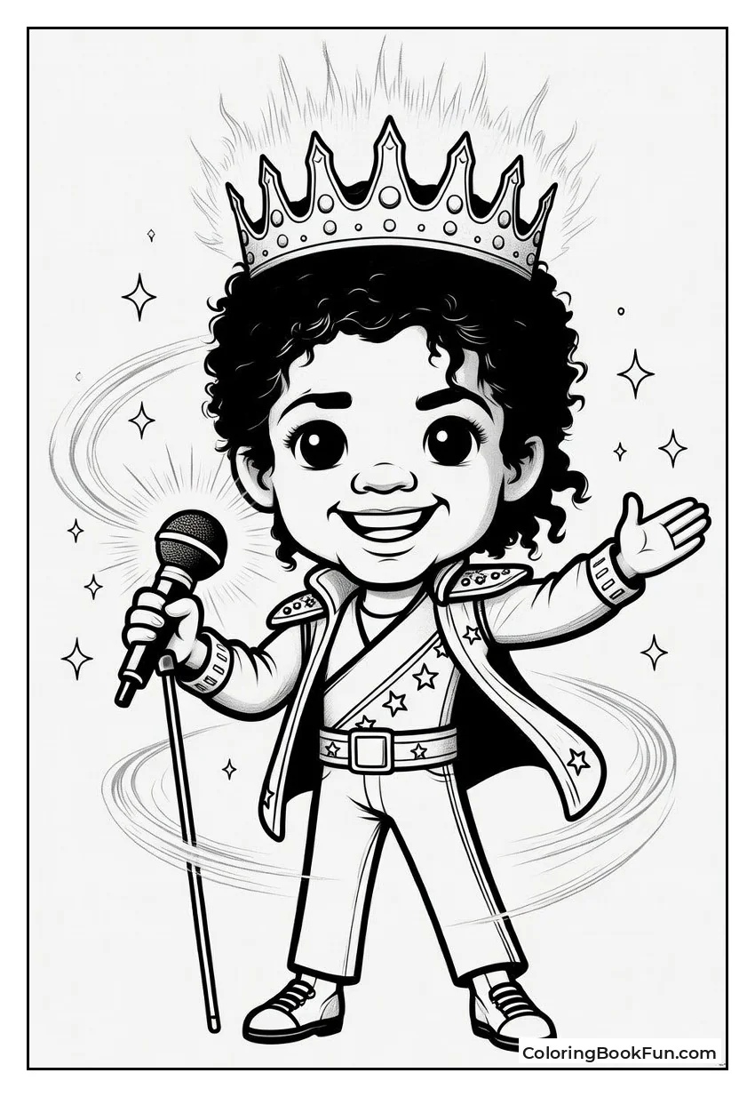 Michael with Magical Glowing Mic
