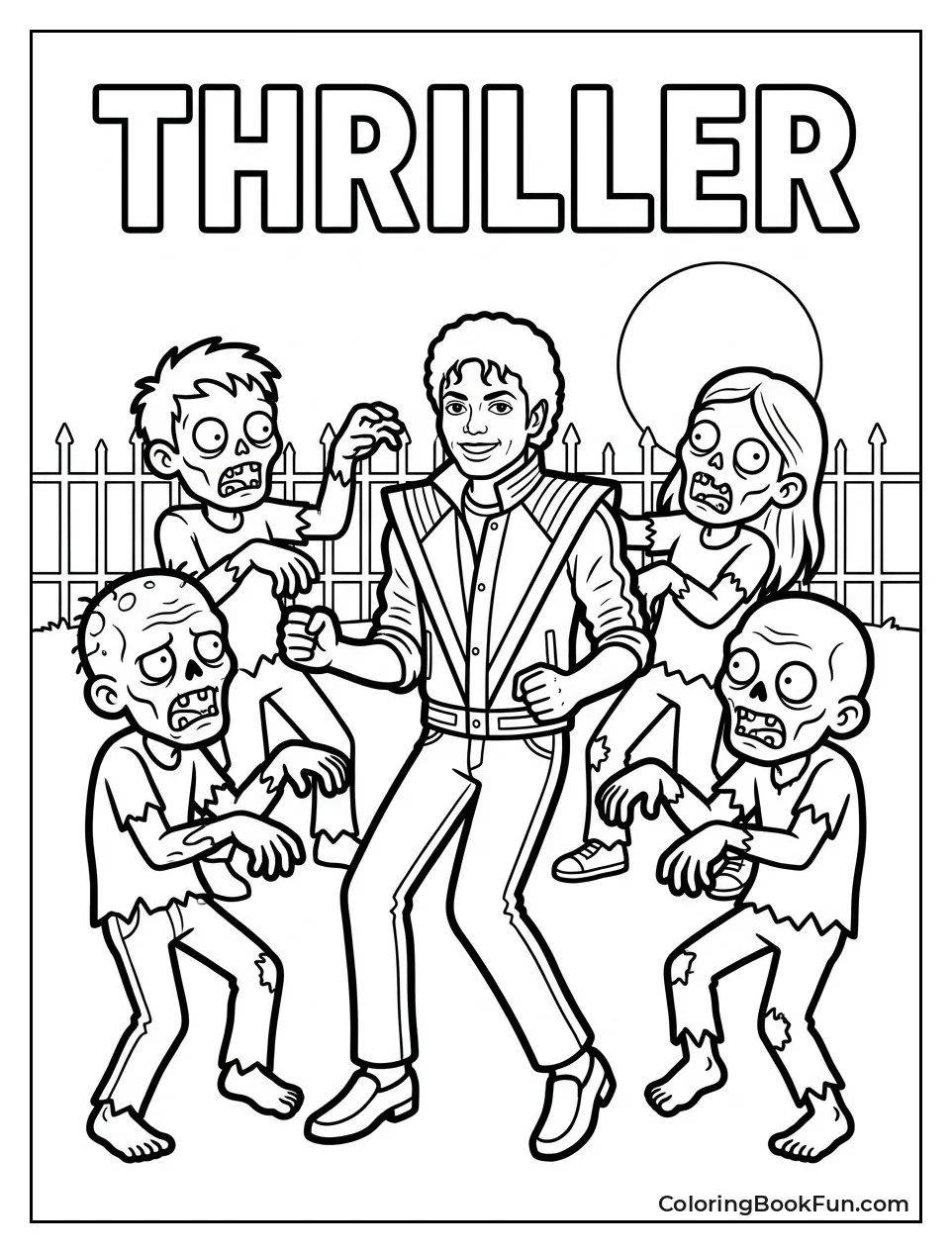 Michael with Dancing Zombies