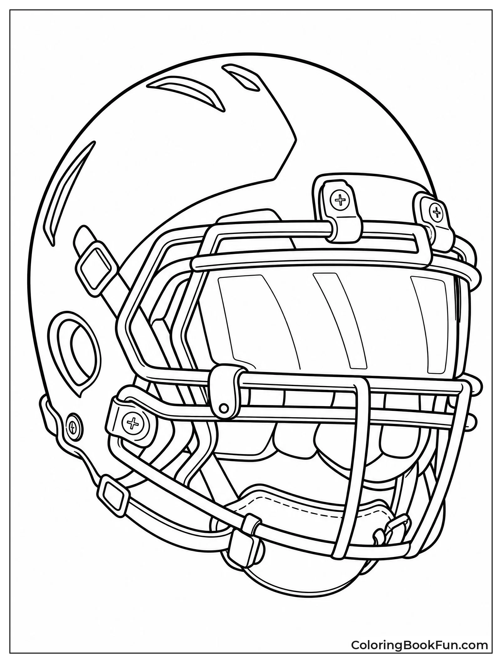Close Up of Modern Helmet