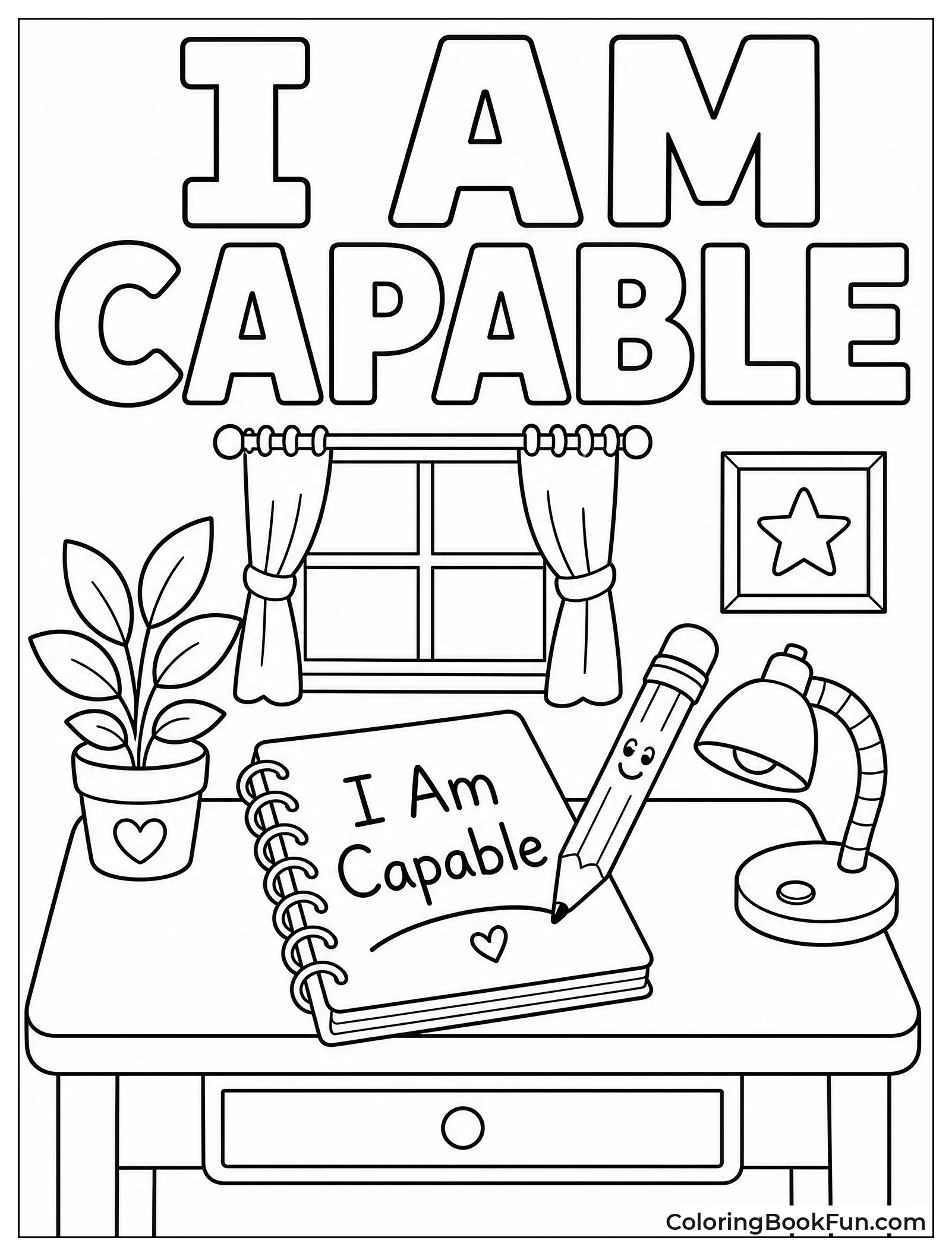 Notebook Writes I Am Capable
