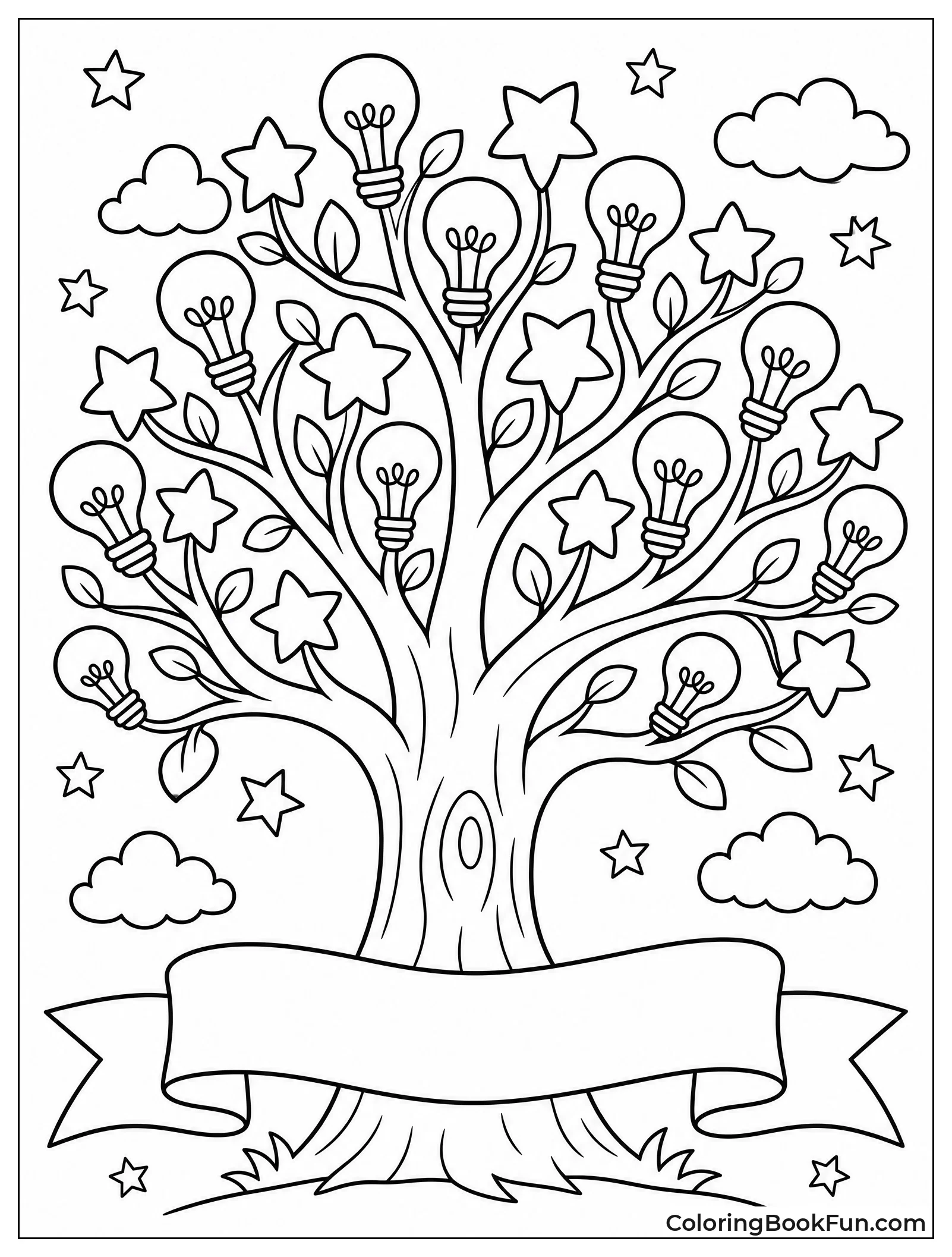 Tree Grows Leaves of Bright Ideas