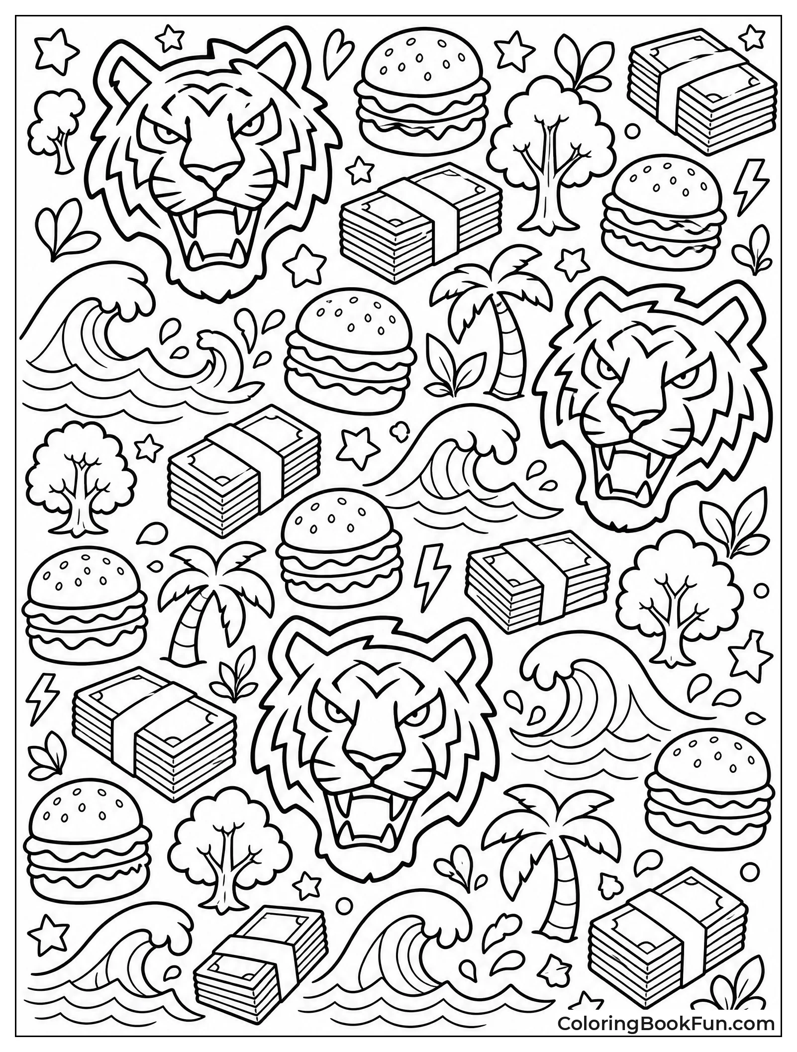 Page Packed with Fun Doodles