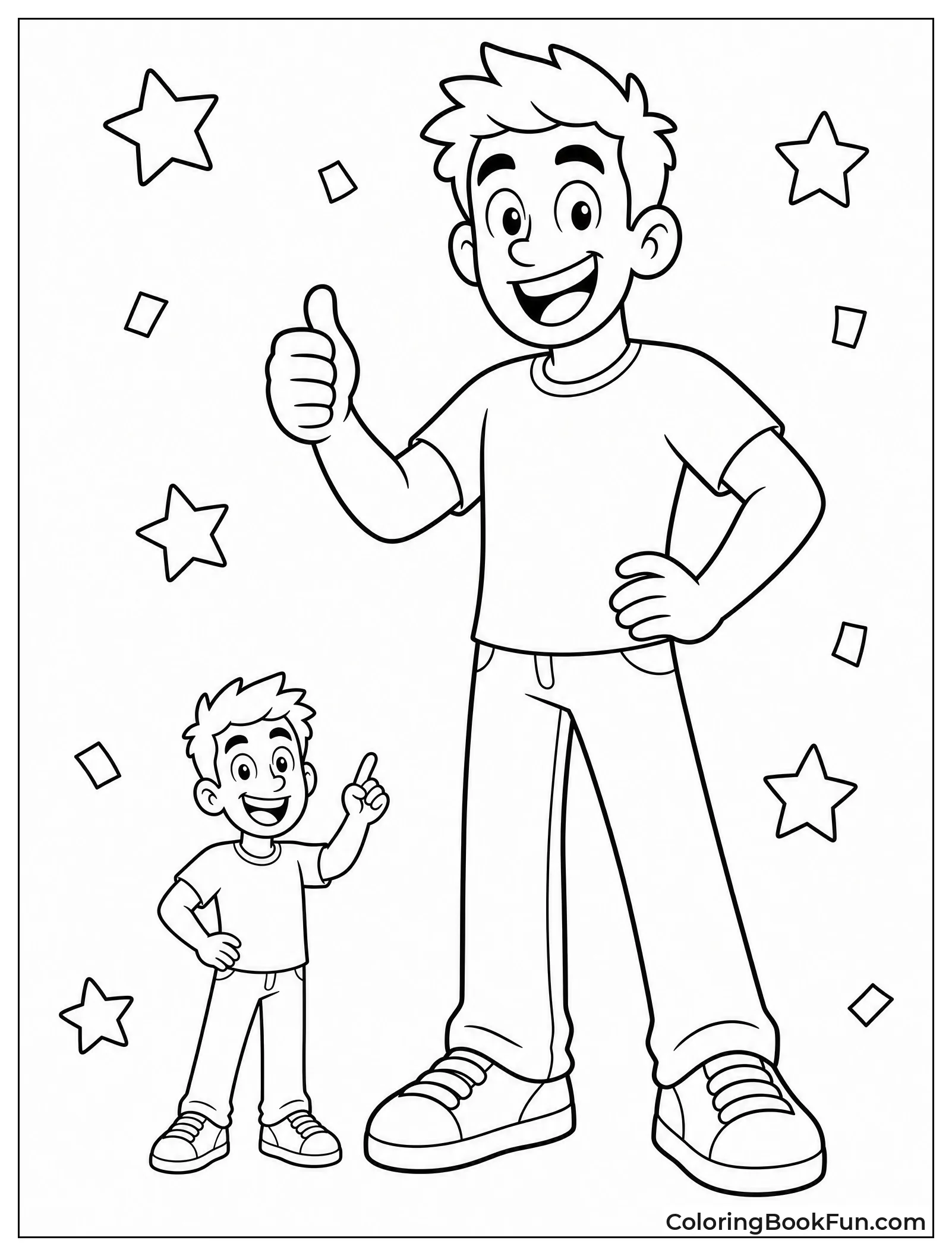 Tiny Jimmy Standing Next to Giant Jimmy