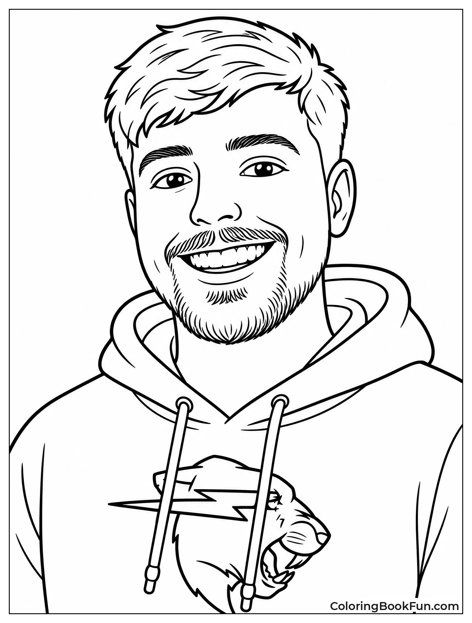 Jimmy Smiling in Signature Hoodie