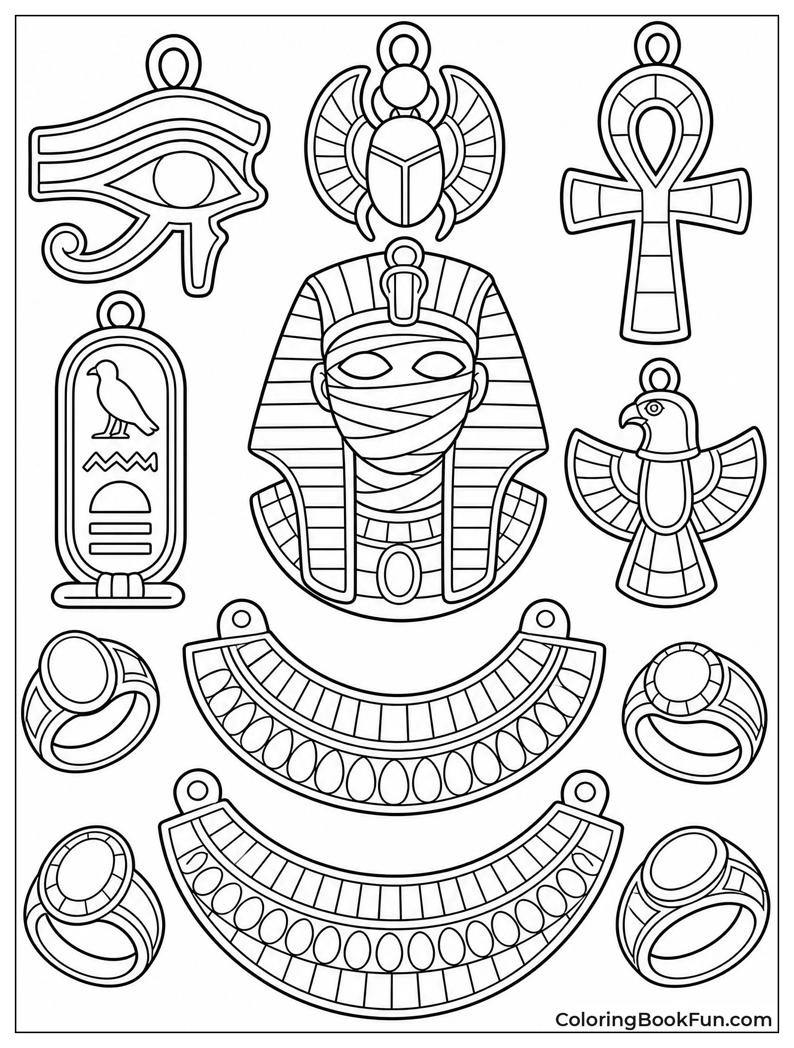 Ancient Egyptian Jewelry Collection