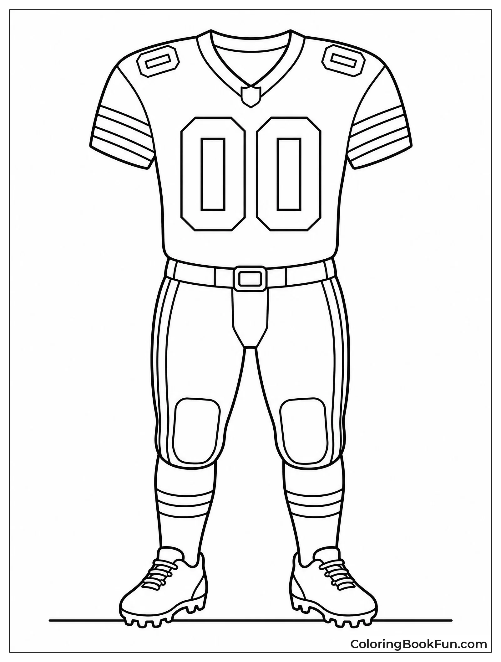 Blank Jersey Template With Stripes