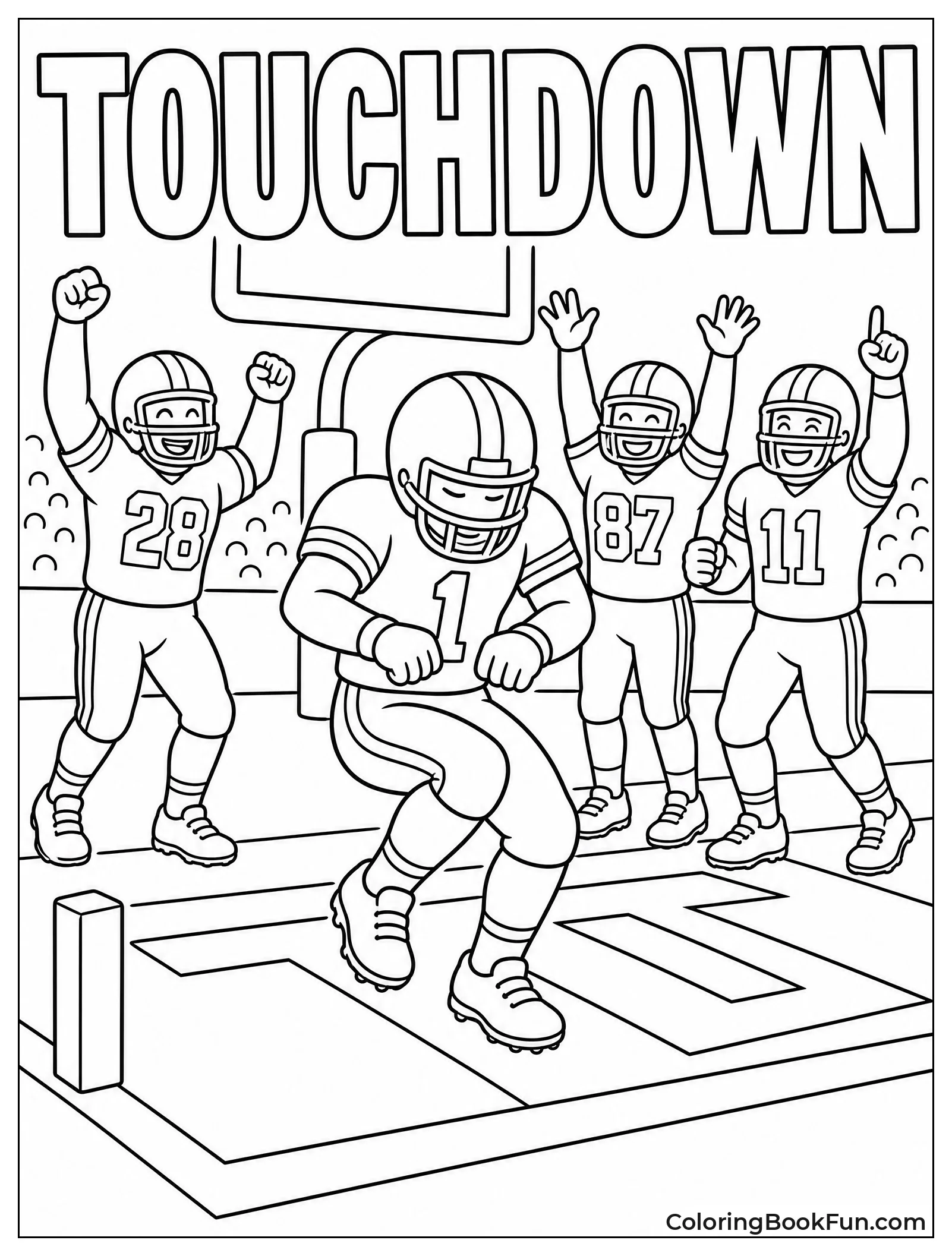 Player Dancing in End Zone