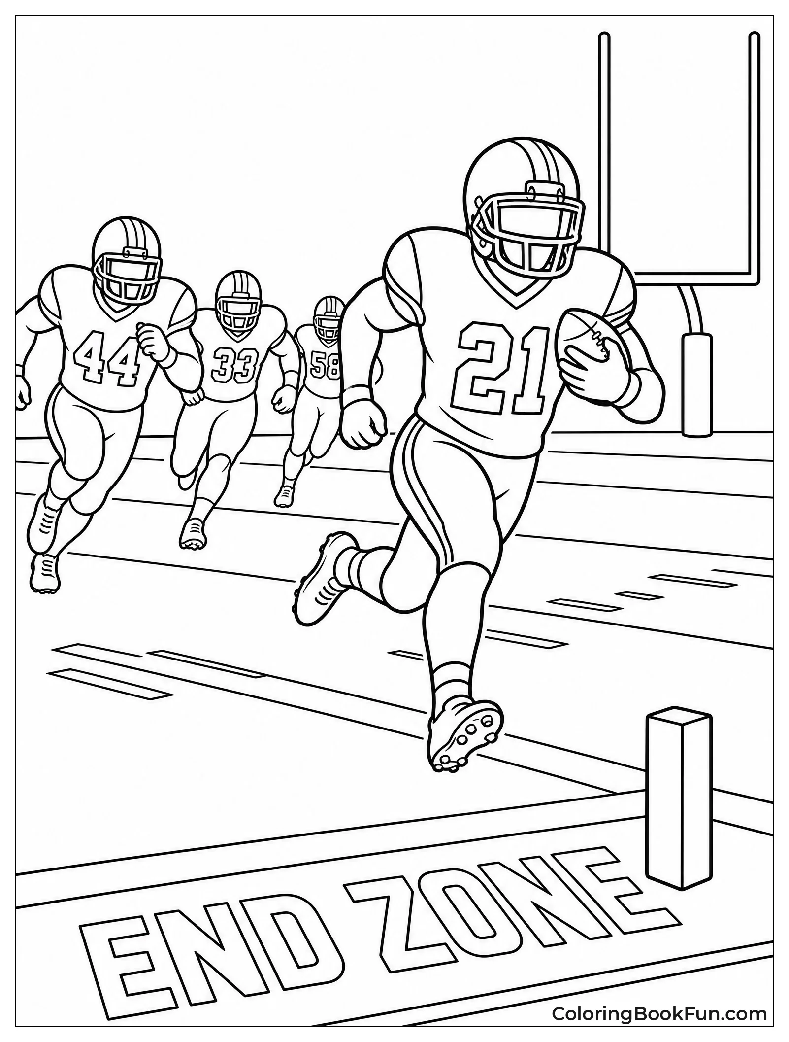 Defender Sprinting After Interception