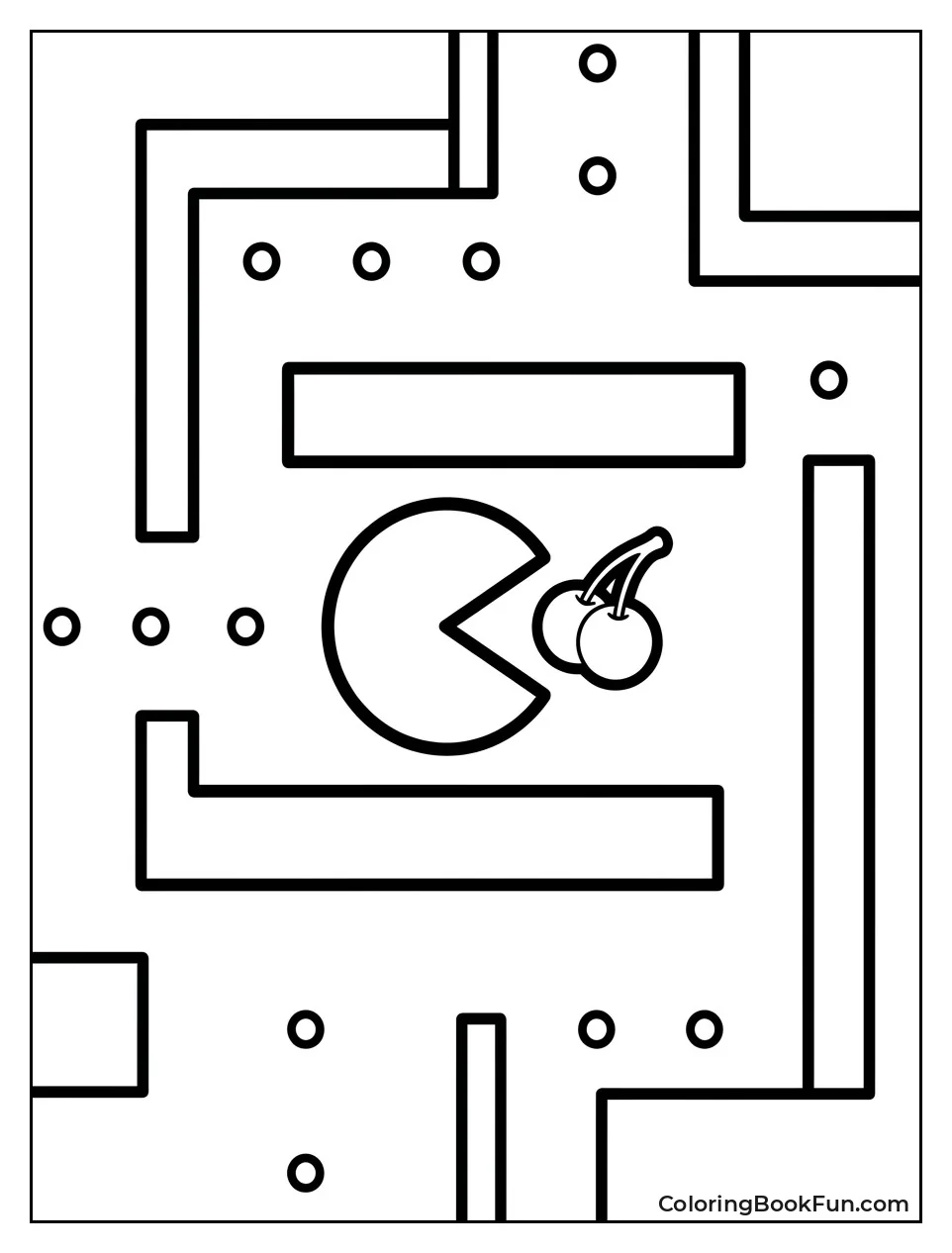 Pac Man Reaches for Juicy Cherry