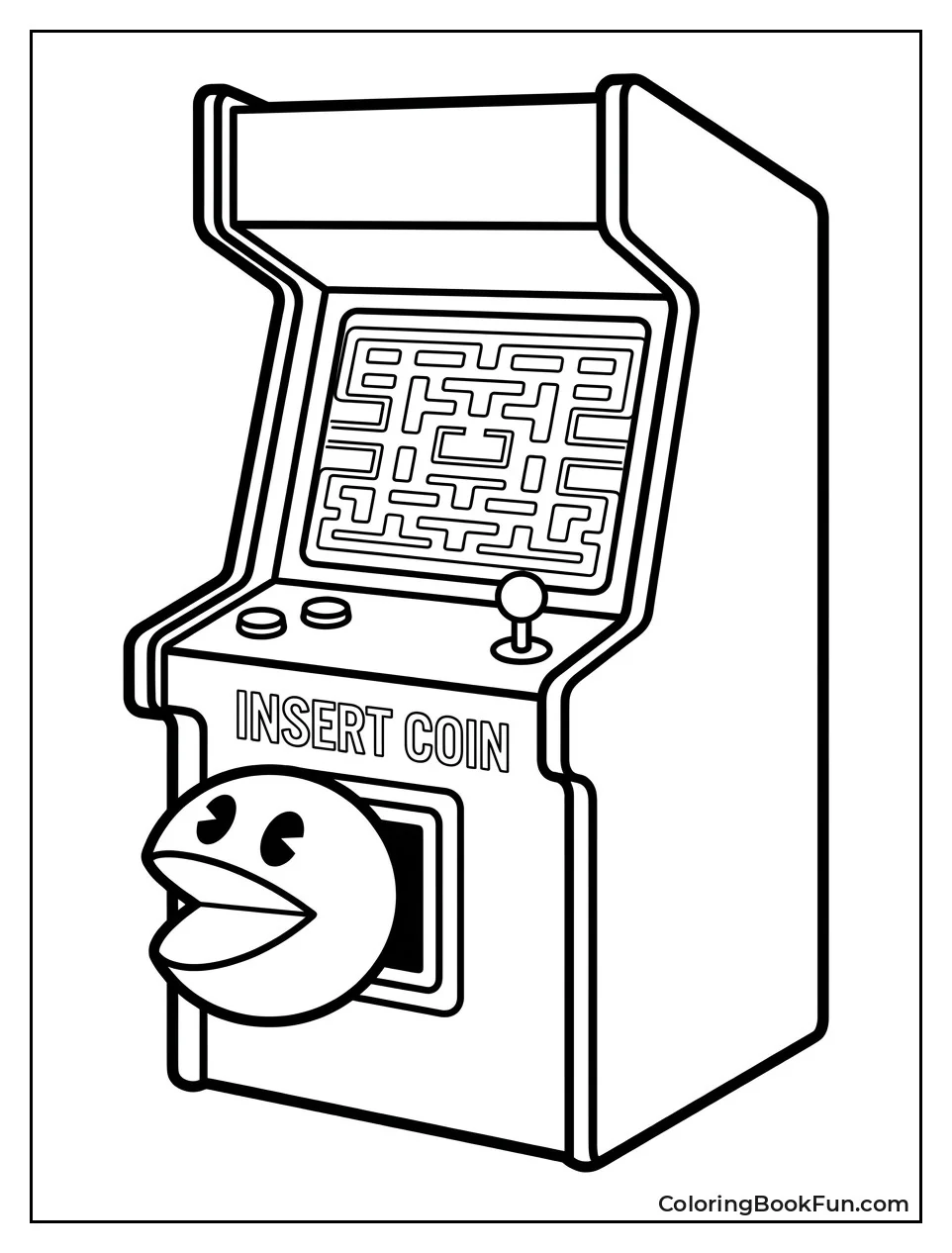 Pac Man Pops from Arcade Machine
