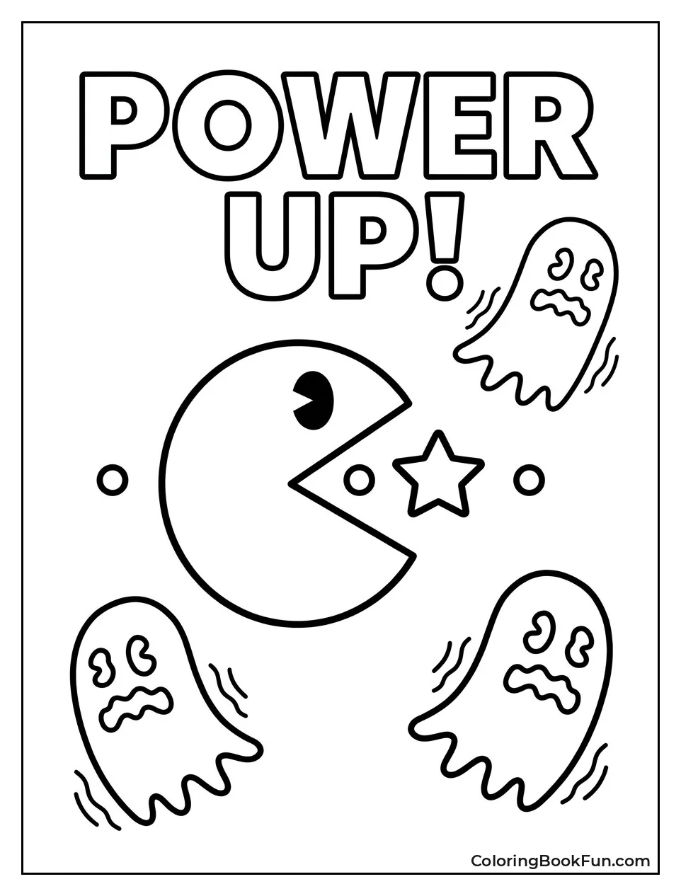 Ghosts Run from Blue Power Pellet