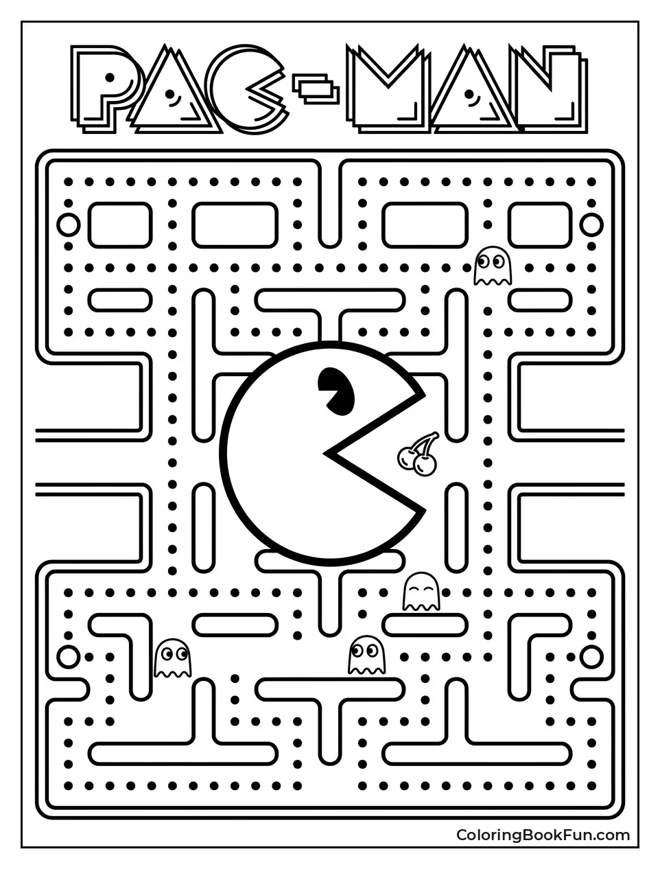 Vintage Arcade Cabinet with Pac Man Art
