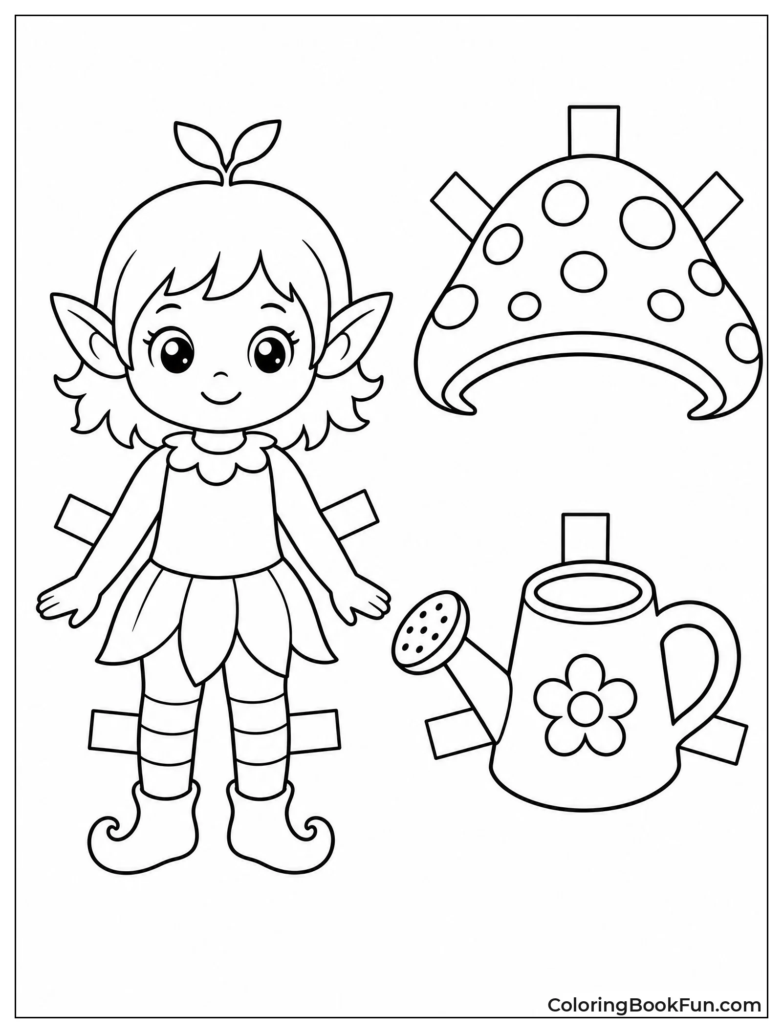 Garden Elf with Watering Can