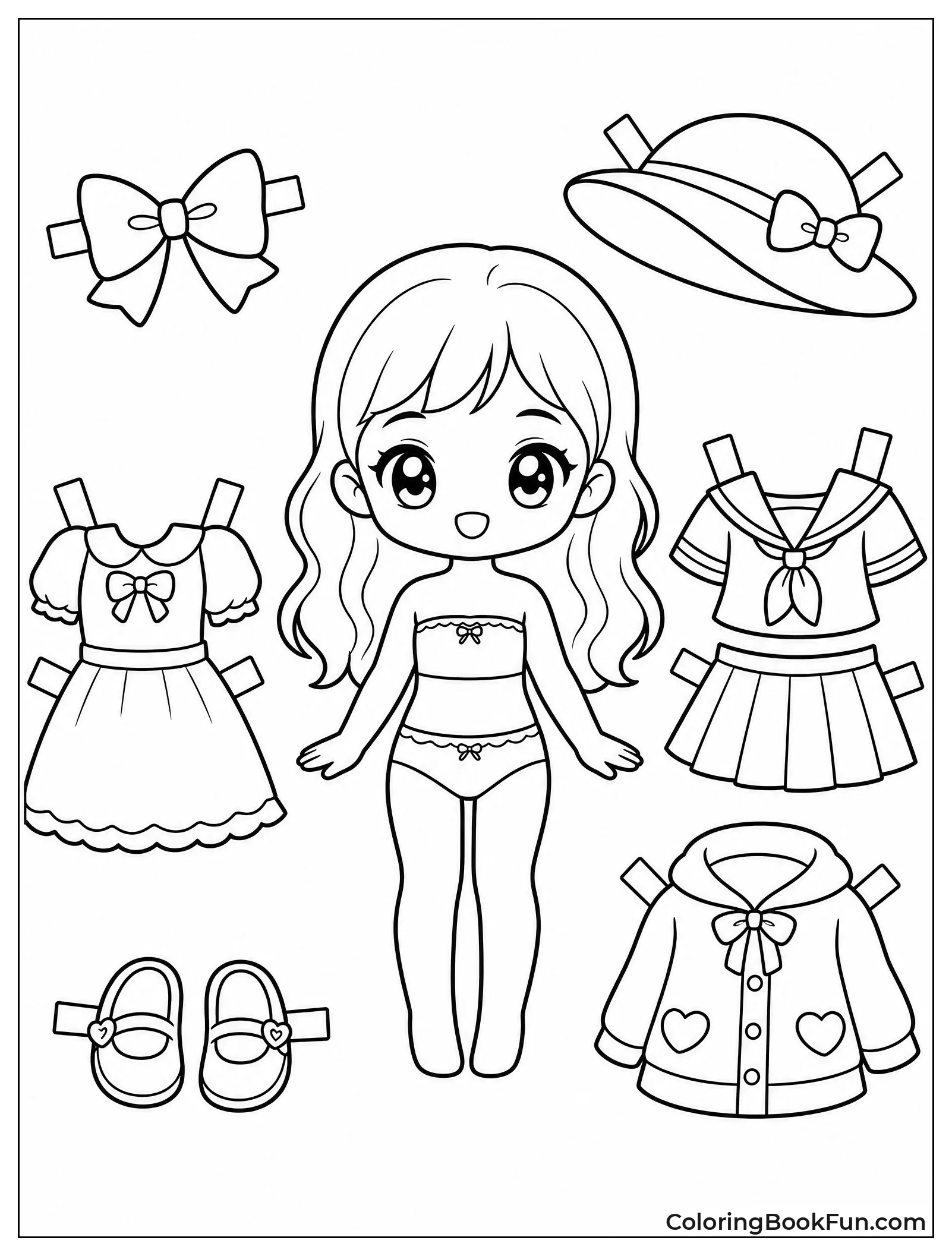 Cute Kawaii Chibi Doll
