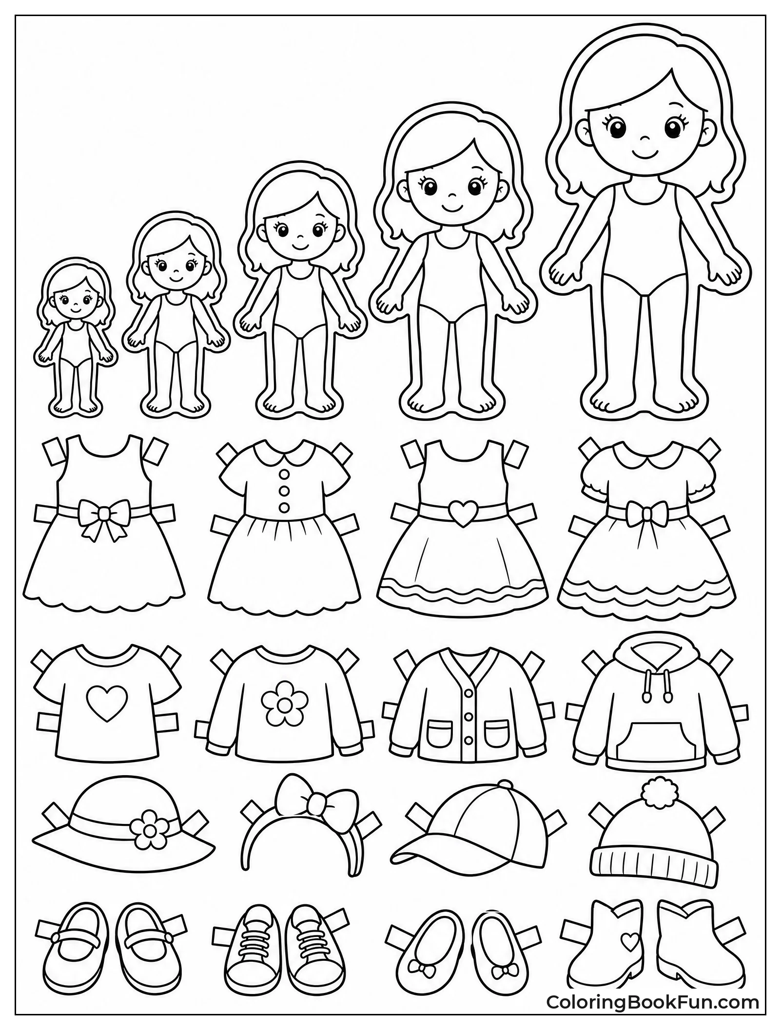 Nested Dolls in Different Sizes