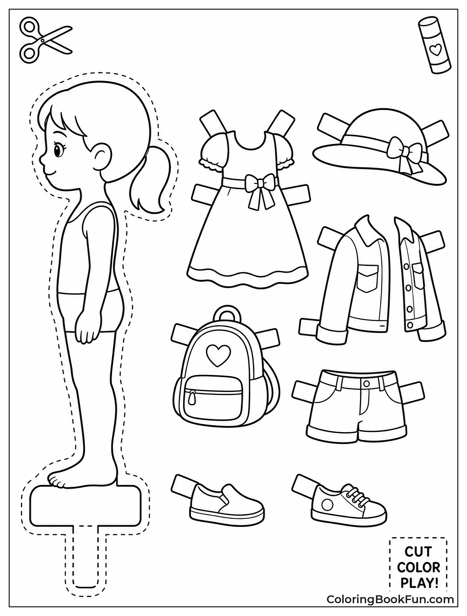 Side View Doll Silhouette